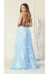 Thigh High Slit Prom Dress