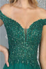 Royal Queen RQ7864 Off-Shoulder Sequin Embellished Prom Dress - Dress