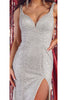 Long Champagne Formal Dresses - Dress