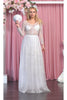 Long Sleeve Wedding Dress - Dress