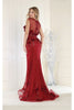 Royal Queen RQ7951 3D Floral Applique Evening Dress - Dress