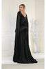 Royal Queen RQ7961 Mermaid Cape Sleeve Evening Gown