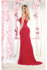 LA Merchandise LA7978 Sequined Gala Gown - Dress