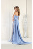Royal Queen RQ7980 High Slit Embellished Evening Gown - Dress