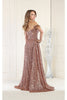 Royal Queen RQ7988 Off Shoulder Feathers Prom Dress - Dress