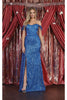 Royal Queen RQ7988 Off Shoulder Feathers Prom Dress - Dress