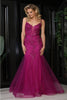 Royal Queen RQ8039 Spaghetti Strap Glitter V-Neck Prom Dress - Dress