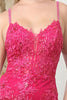 Royal Queen RQ8039 Spaghetti Strap Glitter V-Neck Prom Dress - Dress