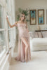 Royal Queen RQ8050 One Sleeve Corset Bone Special Occasion Gown - ROSE GOLD / 4 - Dress