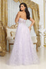 Royal Queen RQ8077 Embellished Corset Prom Sheer Sequin Gown - Dress