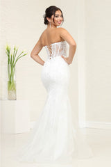 Royal Queen RQ8118 Stunning Champagne & Gold Floral Elegance Prom Gown. - Dress