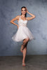 Semi-Formal Dress Sweetheart A-Line Cocktail Dress By May Queen MQ2149 - IVORY / 2 - Dress