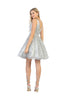 Short Prom Dress Homecoming Glitter A-line V-neck Style MQ1702 - Dress