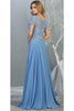 Short Sleeve Mother Of The Bride Dress
