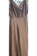 Simple Prom Dress & Plus Size - MOCHA / 2 - Dress