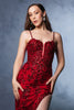 Special Occasion Dress High Slit Sequin Mermaid By May Queen MQ2118 - Dress