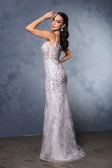 Wedding Dress Sleeveless Beaded Bridal Gown By Royal Queen RQ8146 - Dress