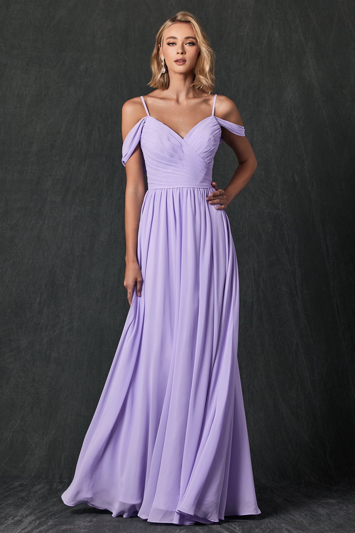 Allure Bridal's Flutter Sleeve Formal Bridesmaid Dress: Graceful Elegance for Your Special Day