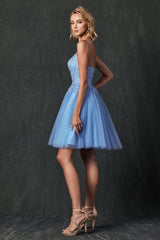 Divine Rose Floral Applique Babydoll Dress: A Feminine Masterpiece for Every Occasion