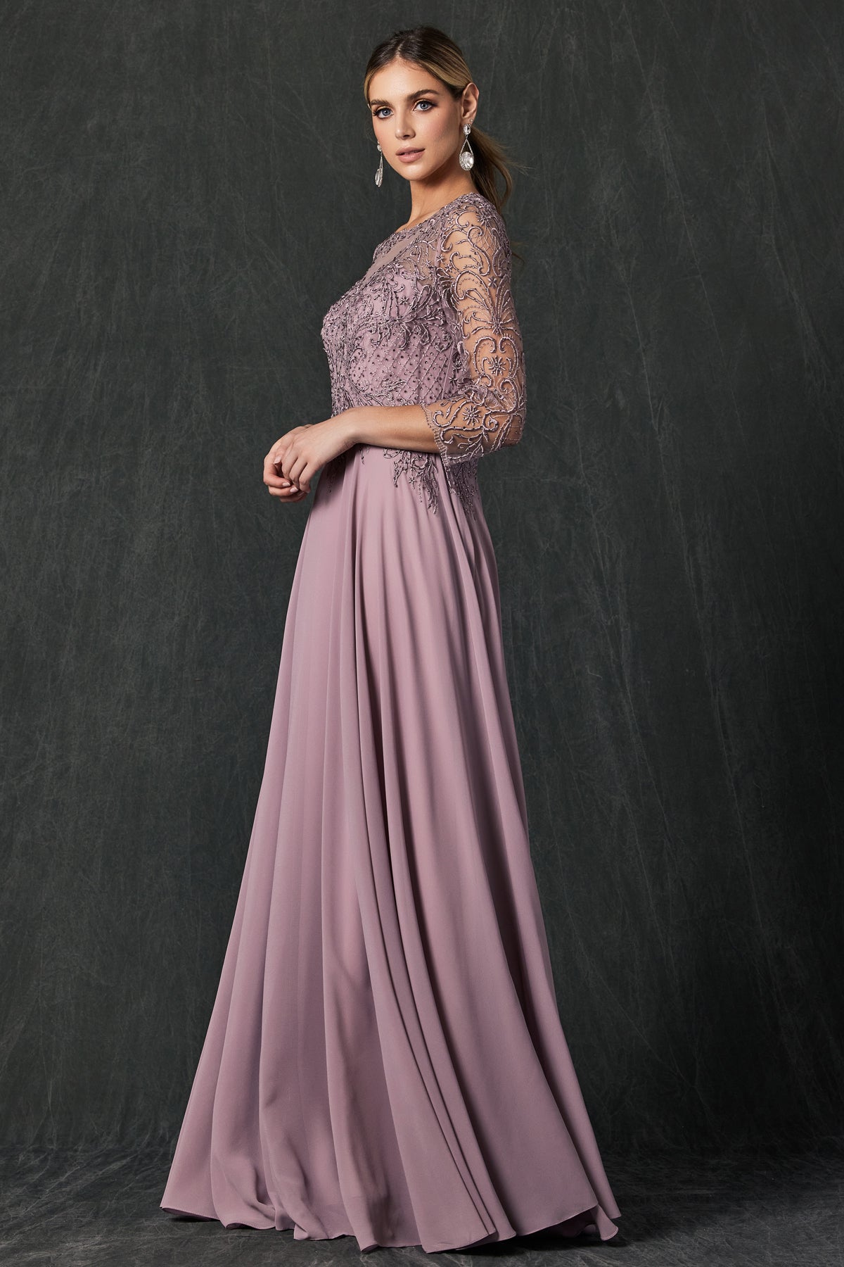 **Embrace Enchanting Elegance: Allure Couture's Shimmering Formal Dress**