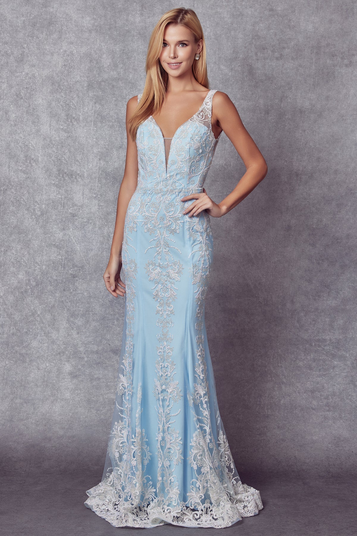 Enchanting Mermaid Evening Gown: Shimmering Seas of Elegance