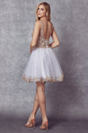 **Allure Embroidered Dress: Enchanting Elegance for Special Occasions**