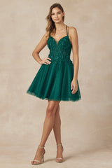 Enchanted Dreams: Ethereal Leaf Lace and Glitter Tulle Dress for Unforgettable Occasions