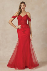 Enchanting Mesh Gown: Allure Couture's Ethereal Elegance for Every Occasion