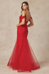 Enchanting Mesh Gown: Allure Couture's Ethereal Elegance for Every Occasion