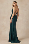 **Enchanting Elegance: Embrace the Allure of Our Ruched Mermaid Evening Gown**