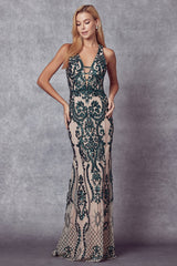 Shimmering Sequin Mermaid Gown: Elevate Your Evening Elegance