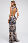 Everlasting Glamour: Shimmering Sequined Mermaid Gown for Unforgettable Occasions