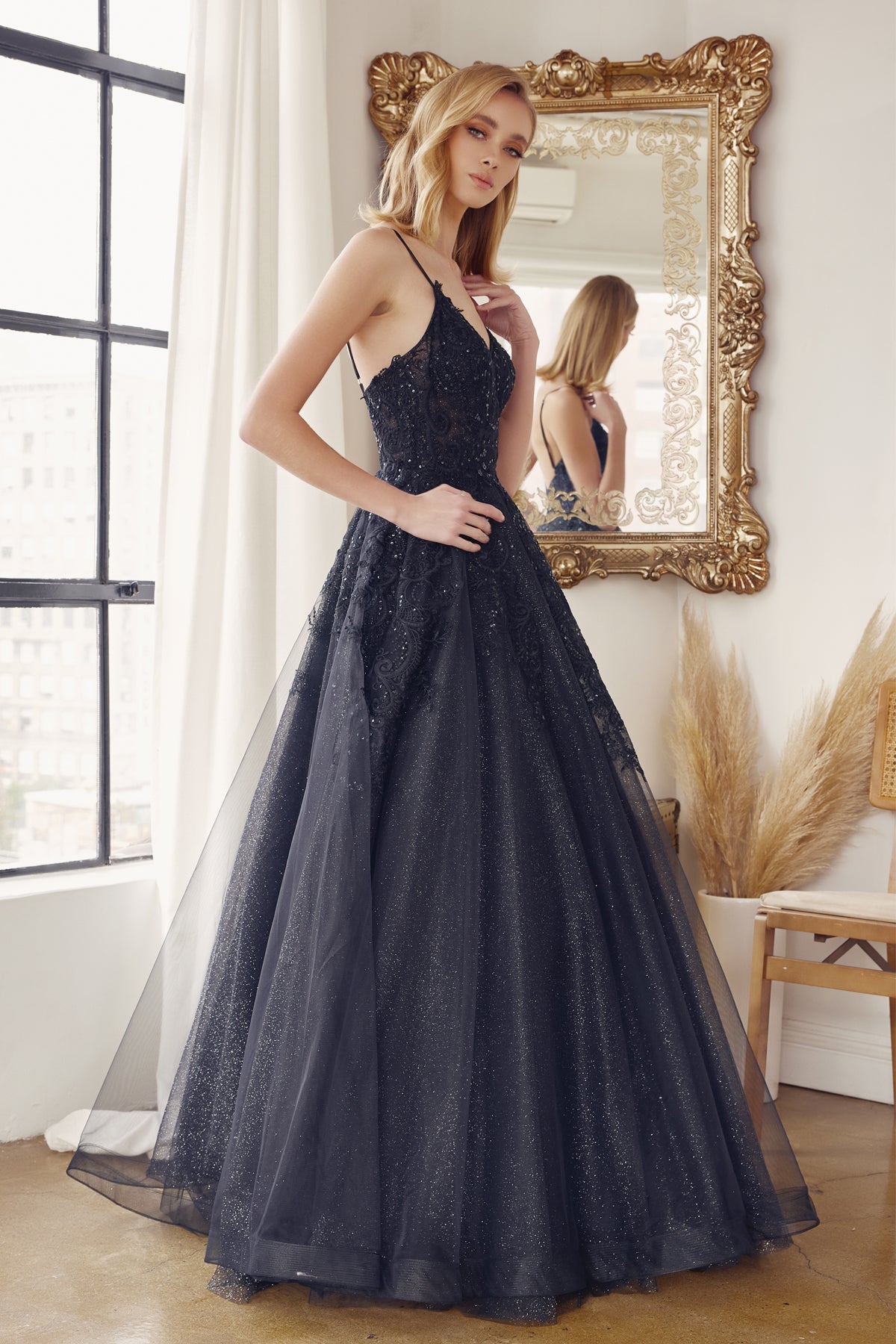 **Enchanted Evenings: Embroidered Ballgown for Unforgettable Occasions**