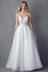 Everlasting Elegance: Embroidered Ballgown for Timeless Glamour