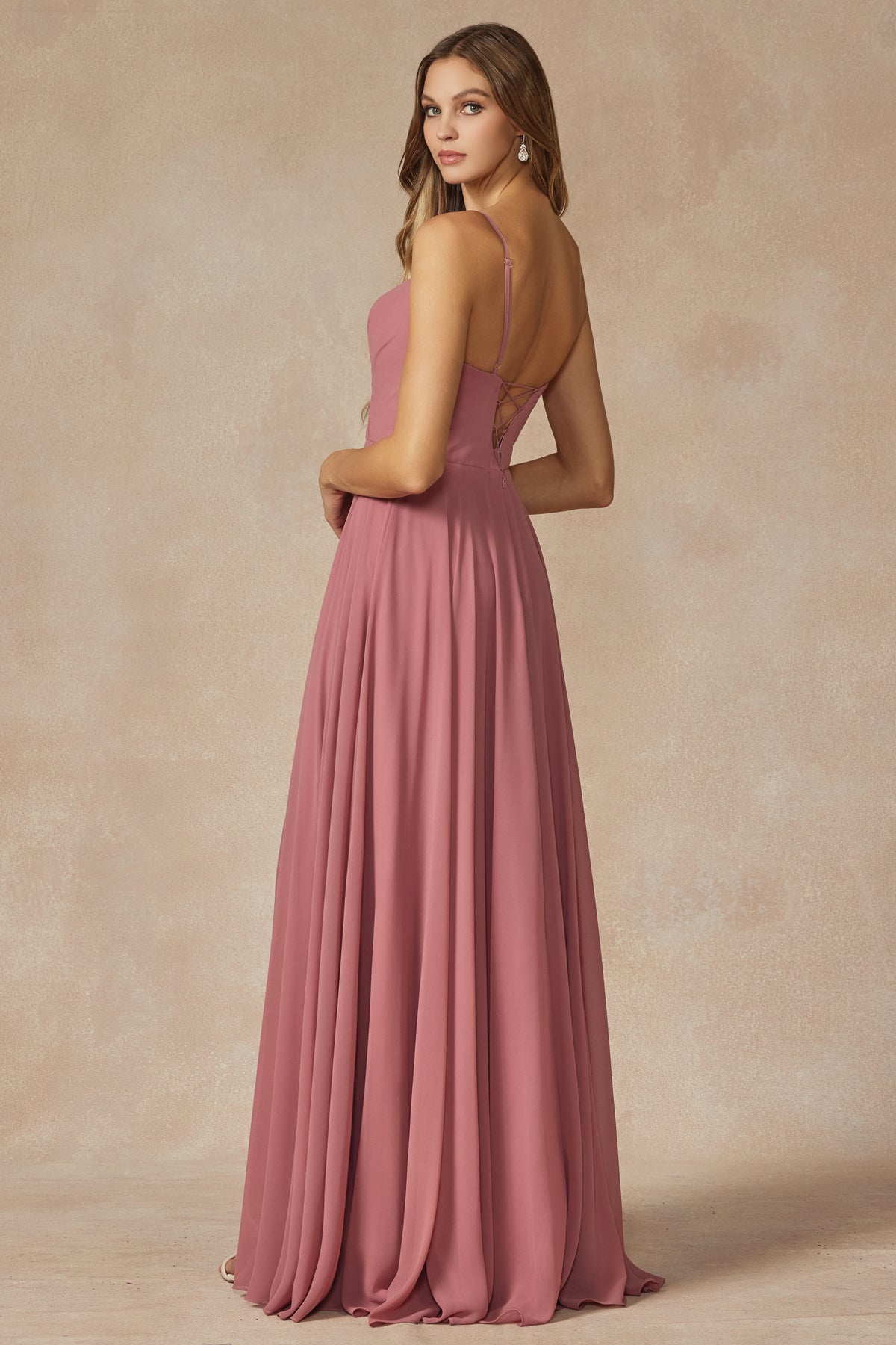 Ethereal Elegance: A-Line Spaghetti Strap Formal Dress for Unforgettable Occasions