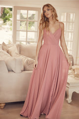 Enchanting Lace and Flowing Elegance: Everlasting Elegance's Bridesmaid Dress