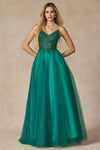 Ethereal Sparkle Tulle Prom Ball Gown for Unforgettable Occasions by [Brand Name]
