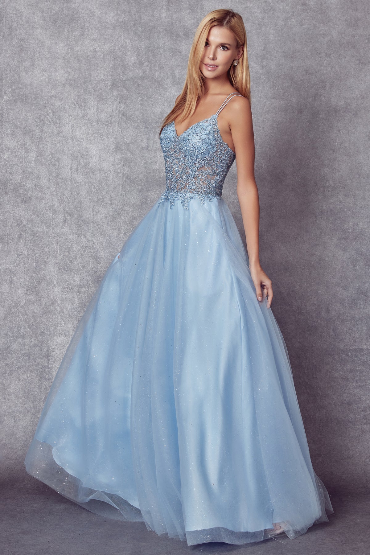 Enchanted Evenings: Ethereal Prom Ball Gown for a Starry Night