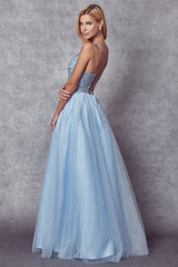 Ethereal Sparkle Tulle Prom Ball Gown for Unforgettable Occasions by [Brand Name]