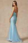 Shimmering Elegance: The Ethereal Evening Gown for Captivating Glamour