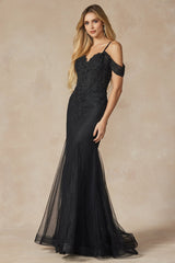 Enchanting Mesh Gown: Allure Couture's Ethereal Elegance for Every Occasion