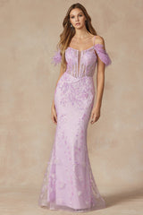 Enchanted Dreams Shimmering Glitter Gown: Captivating Elegance for Special Occasions