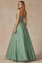 Enchanting Leaf Lace Gown for a Romantic and Unforgettable Occasion