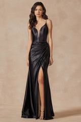 DeepV's Enchanting V-Neck Gown: Elevate Your Elegance