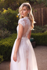 Evangeline's 2-in-1 Wedding Dress: Transform into Bridal Elegance with Grace