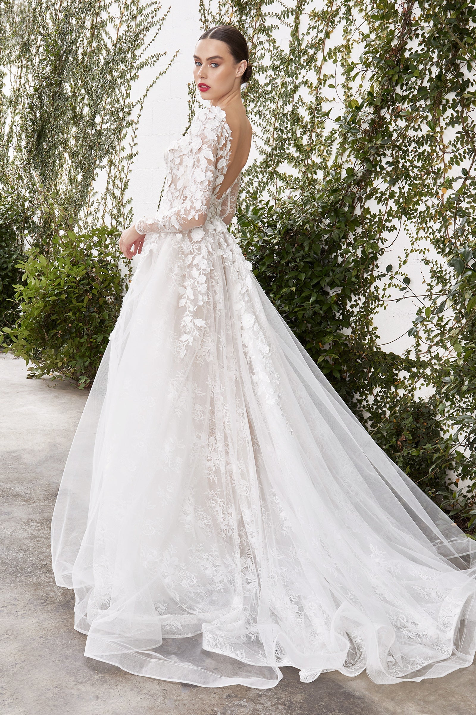 Yvaine Gowns: Ethereal Floral Gown for Romantic Brides (YVG-10002)