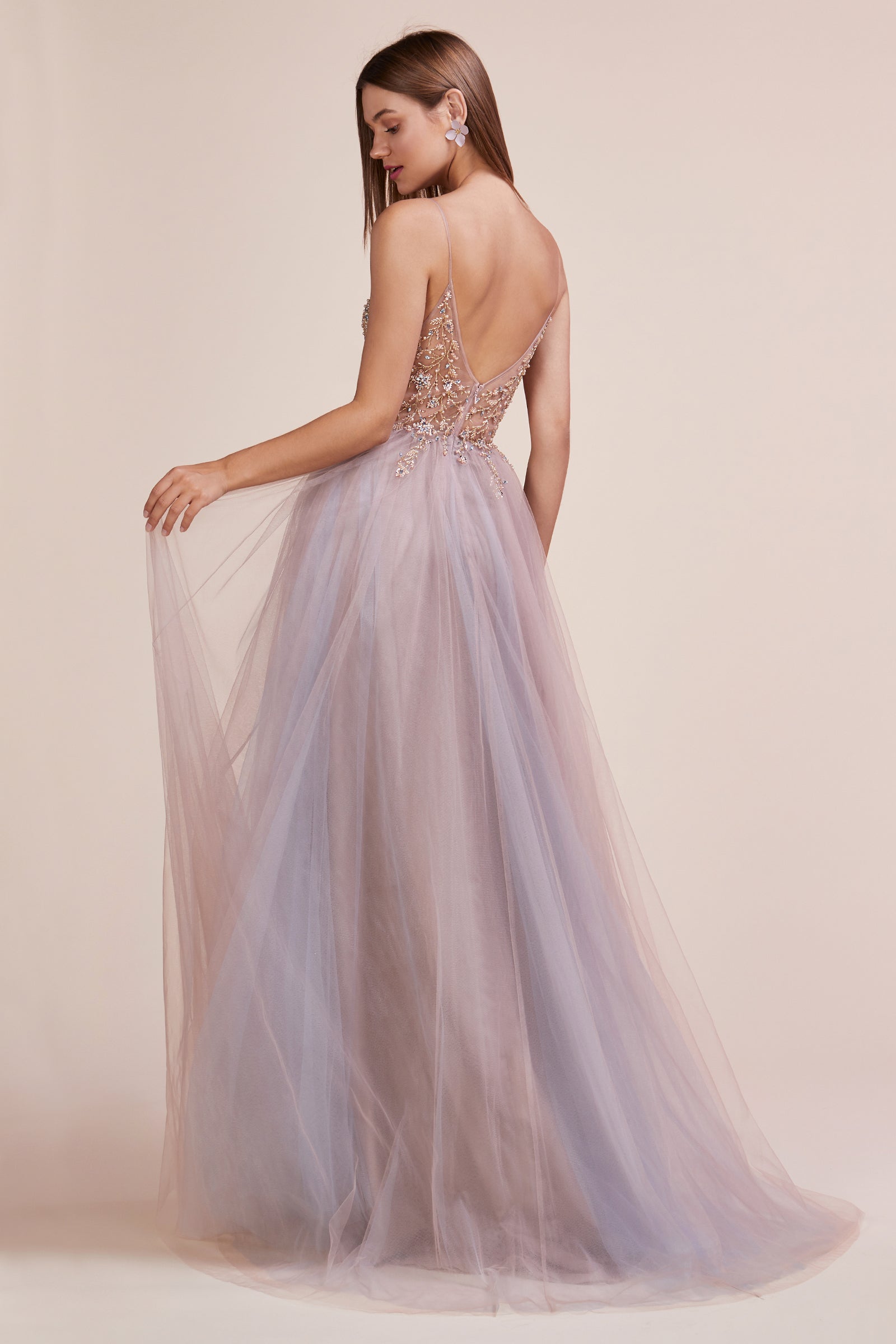 Enchanting Illusions: Captivating Illusion Bodice Gown for Unforgettable Occasions