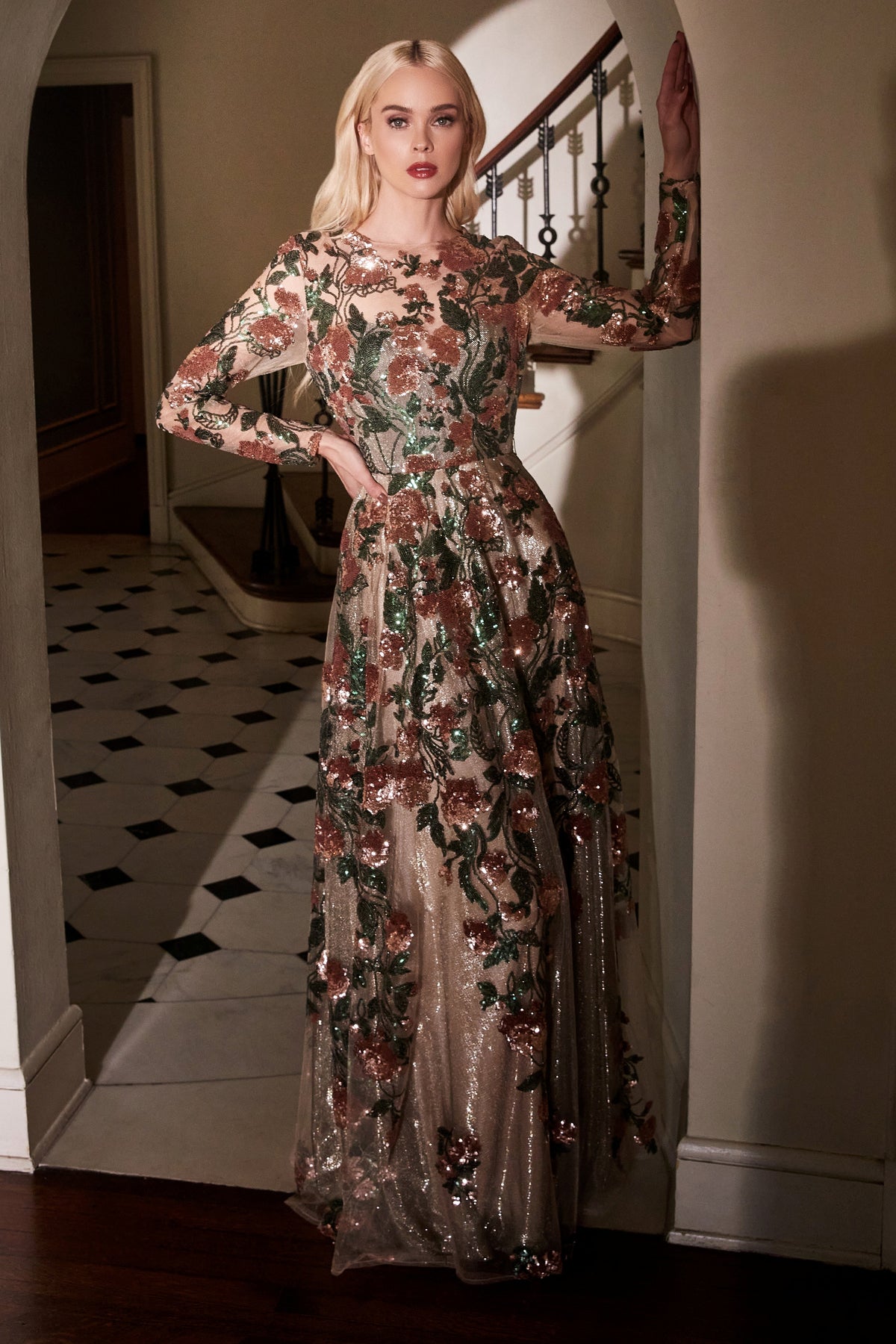 Enchanted Evenings: Shimmering Sequined Gown for Unforgettable Occasions
