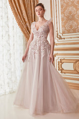 Enchanting Amare Couture Tulle Gown: A Symphony of Grace and Elegance