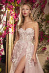 Enchanted Atelier's Embroidered Sweetheart Gown: Elegance and Allure for Special Occasions
